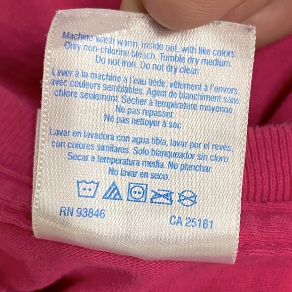 5/$25 Gildan Pink Rainbow Unicorn Skid Mark T Shirt L - Picture 4 of 14